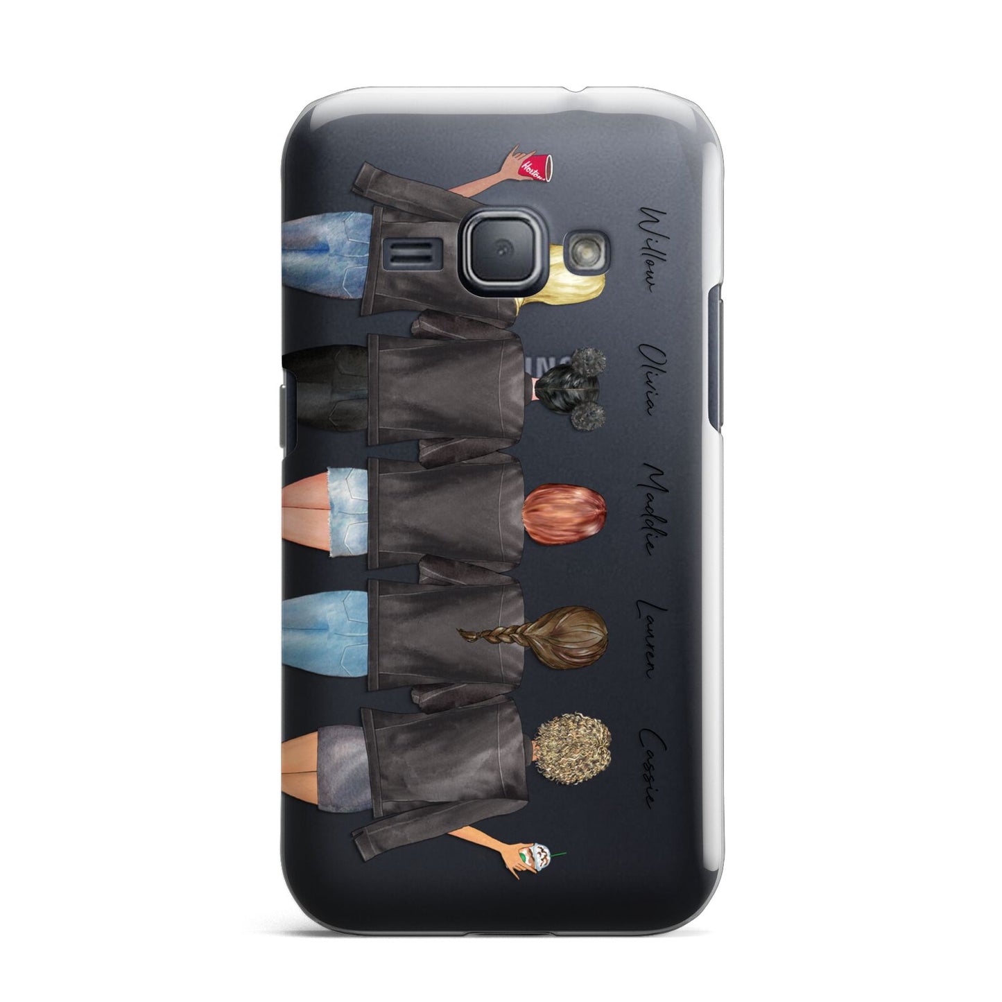 5 Best Friends with Names Samsung Galaxy J1 2016 Case