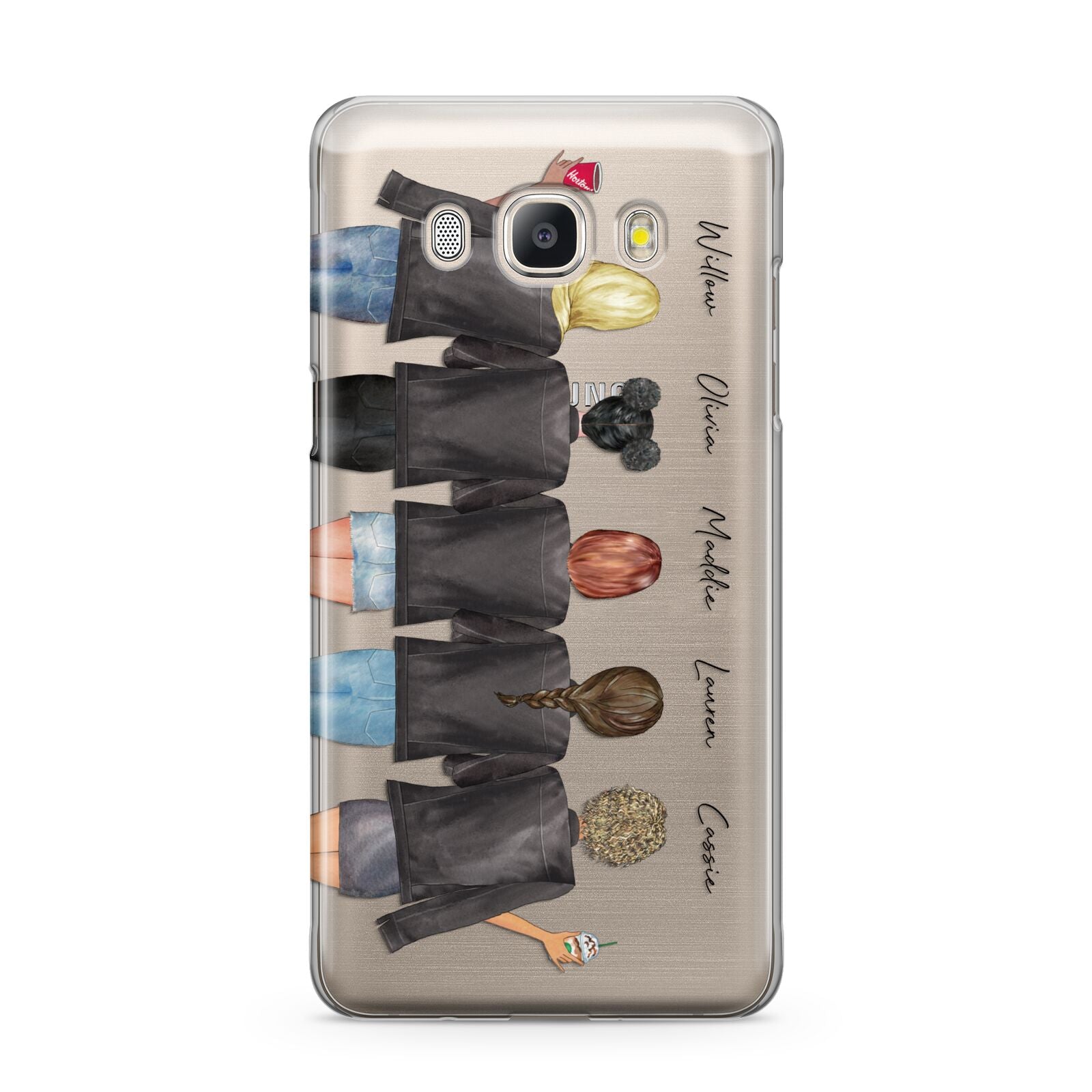 5 Best Friends with Names Samsung Galaxy J5 2016 Case