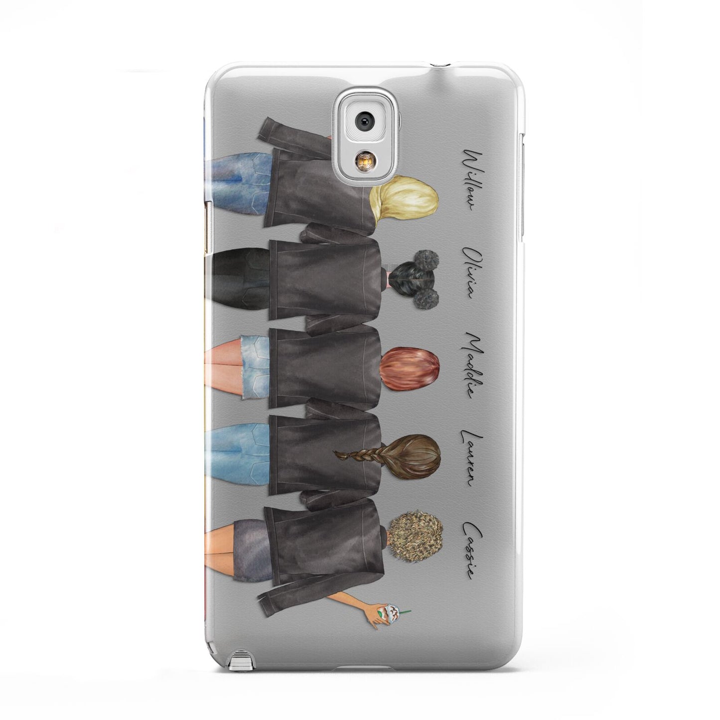 5 Best Friends with Names Samsung Galaxy Note 3 Case