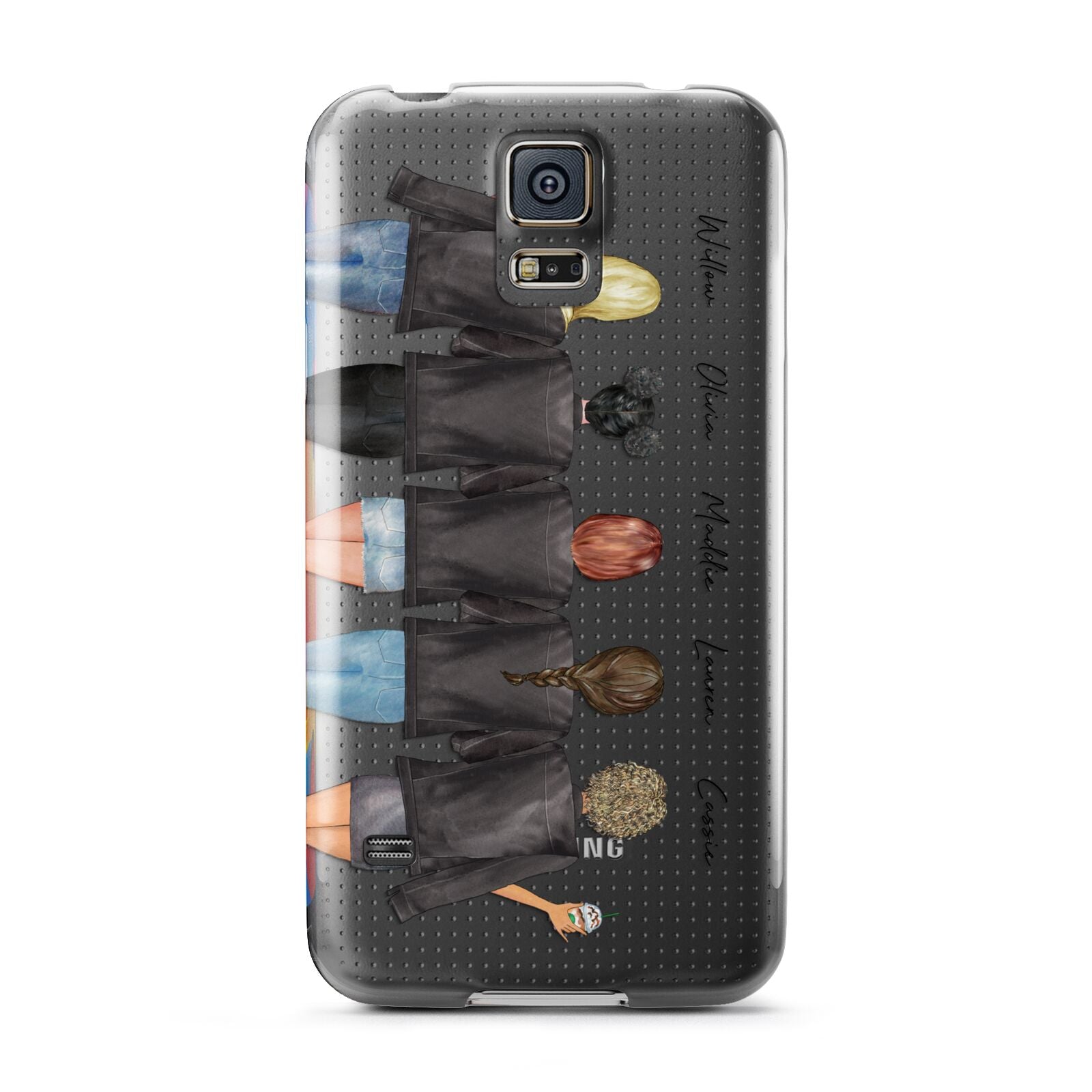 5 Best Friends with Names Samsung Galaxy S5 Case