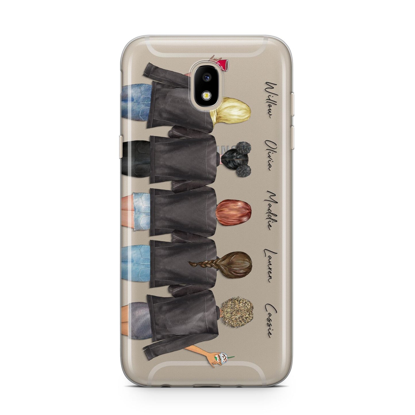 5 Best Friends with Names Samsung J5 2017 Case