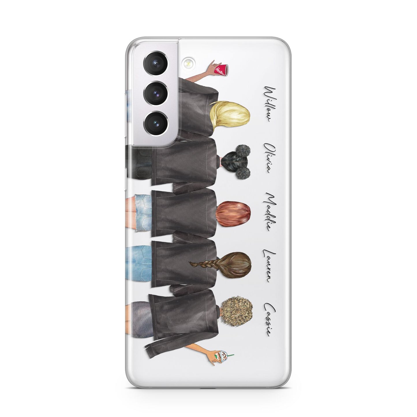 5 Best Friends with Names Samsung S21 Case