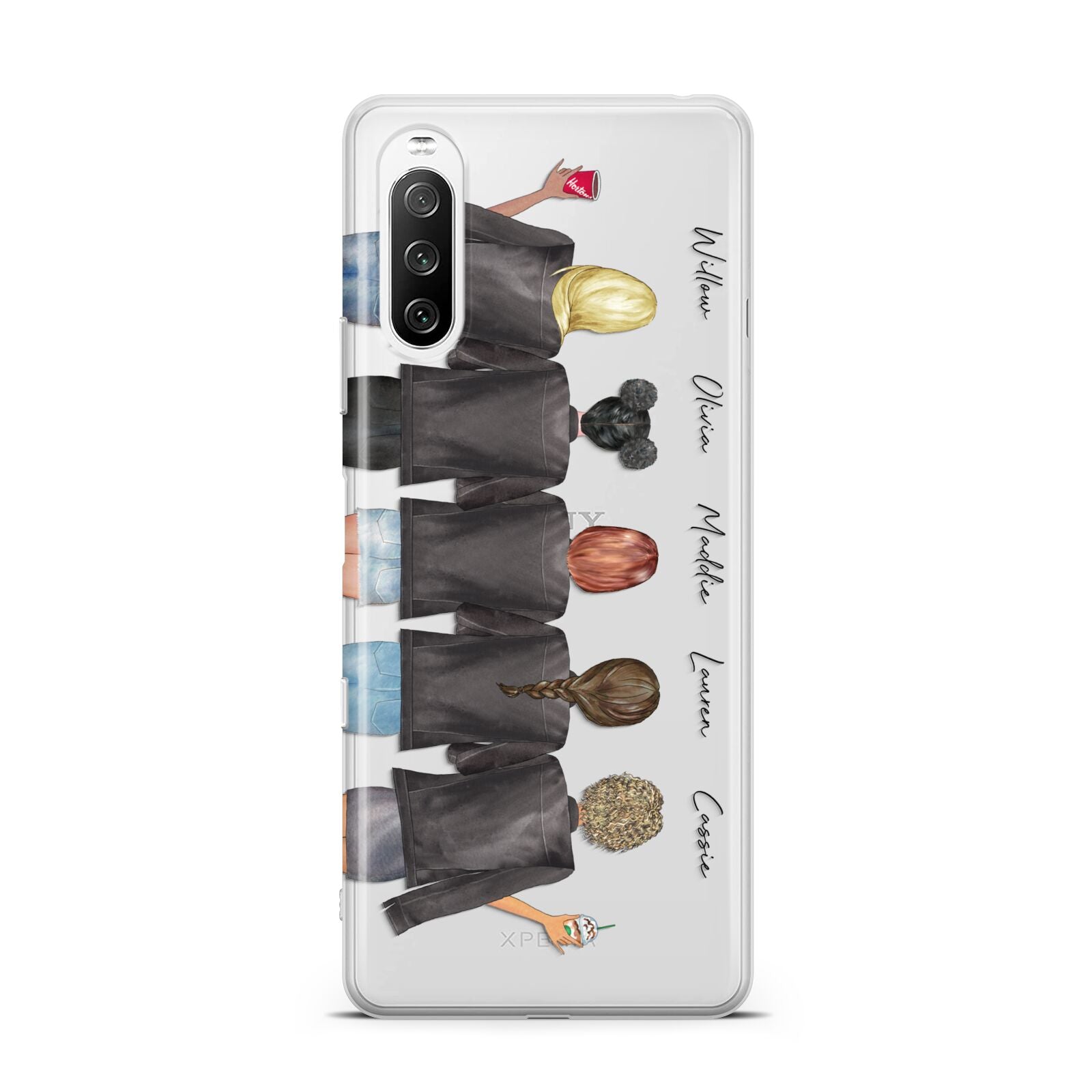 5 Best Friends with Names Sony Xperia 10 III Case