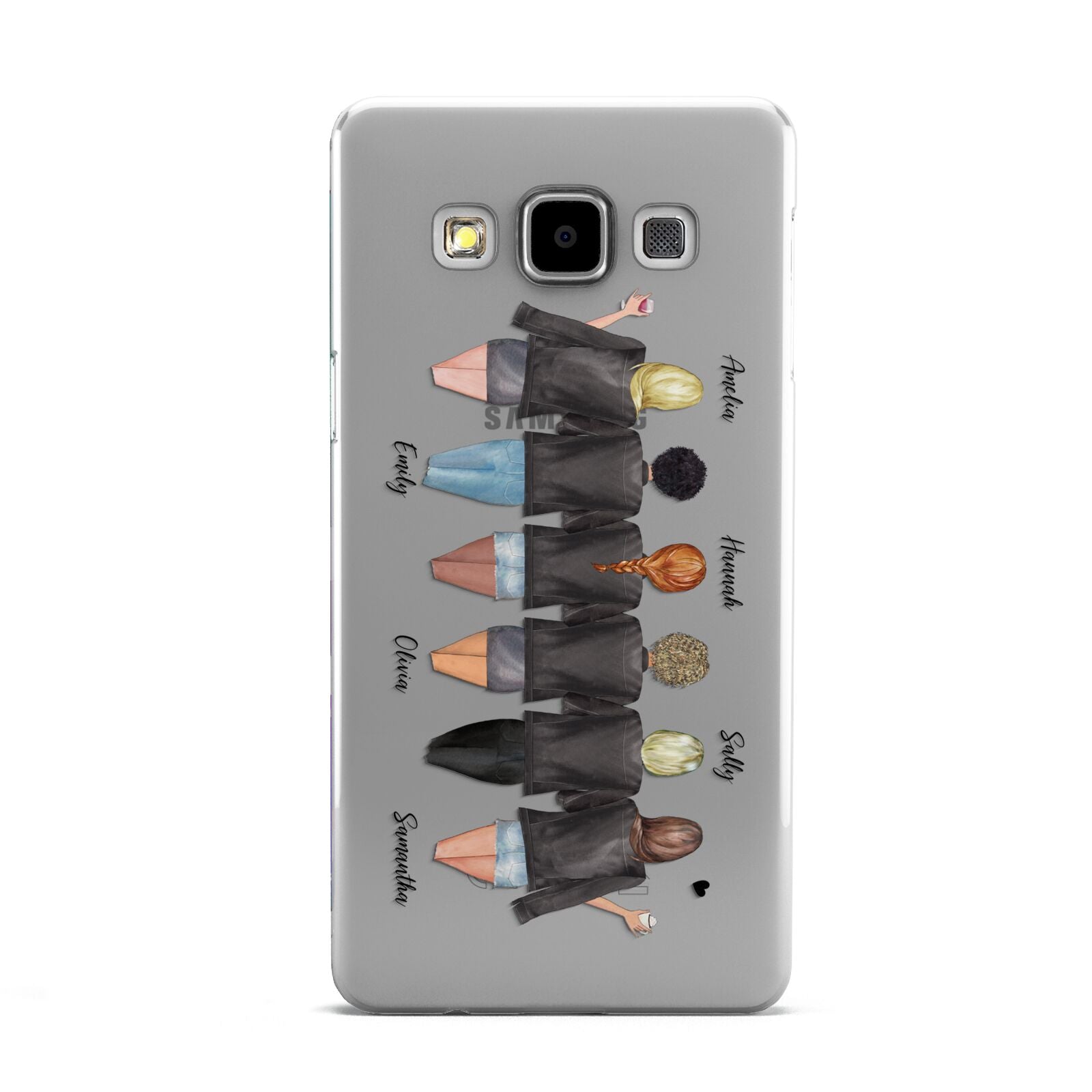 6 Best Friends with Names Samsung Galaxy A5 Case