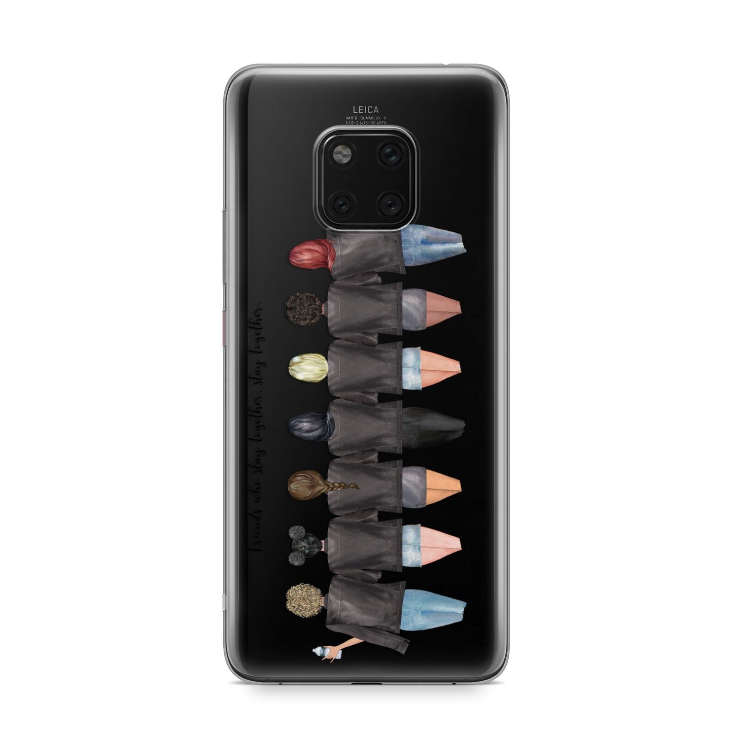 7 Best Friends with Names Huawei Mate 20 Pro Phone Case