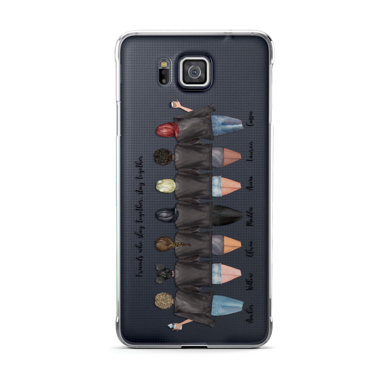 7 Best Friends with Names Samsung Galaxy Alpha Case
