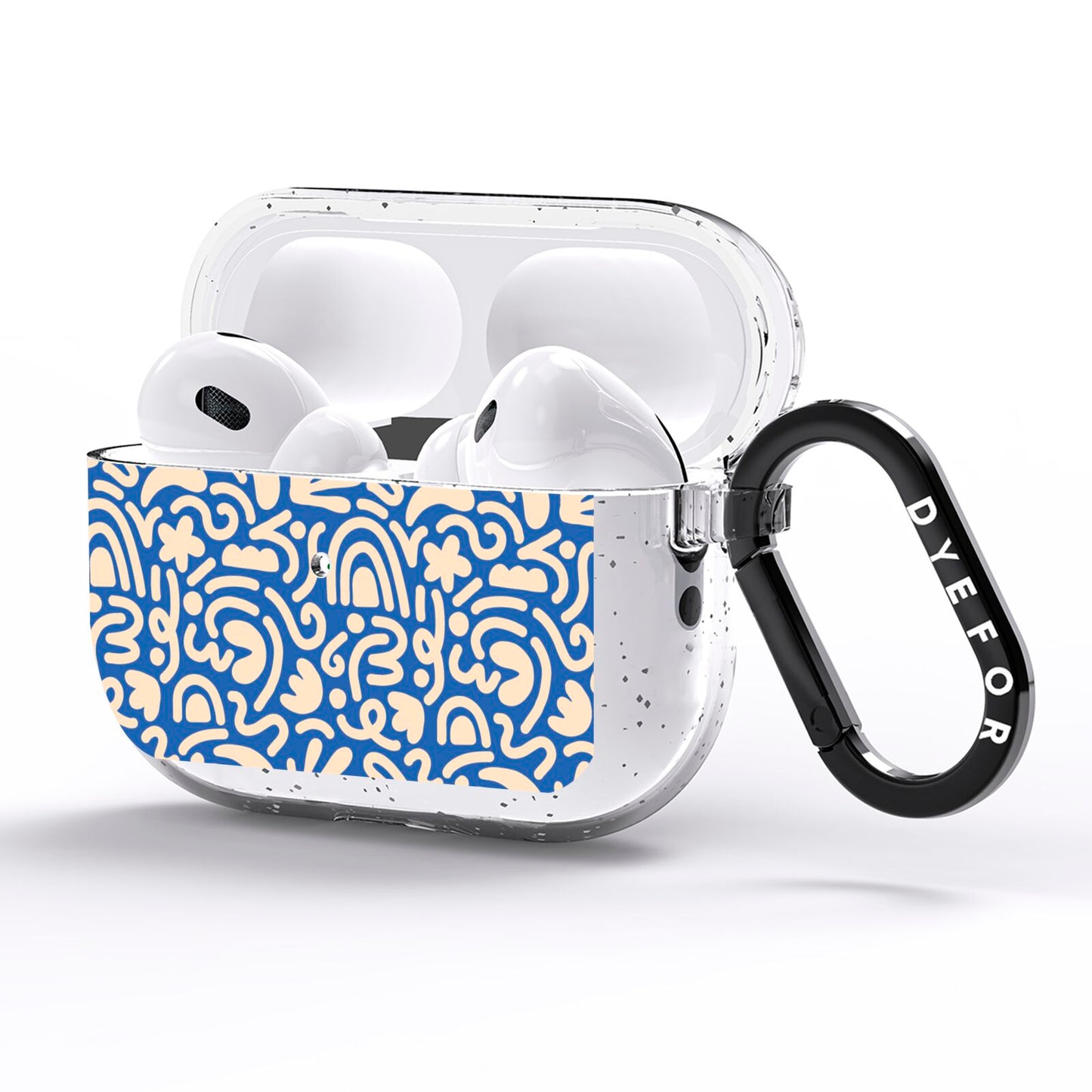 Abstract AirPods Pro Glitter Case Side Image