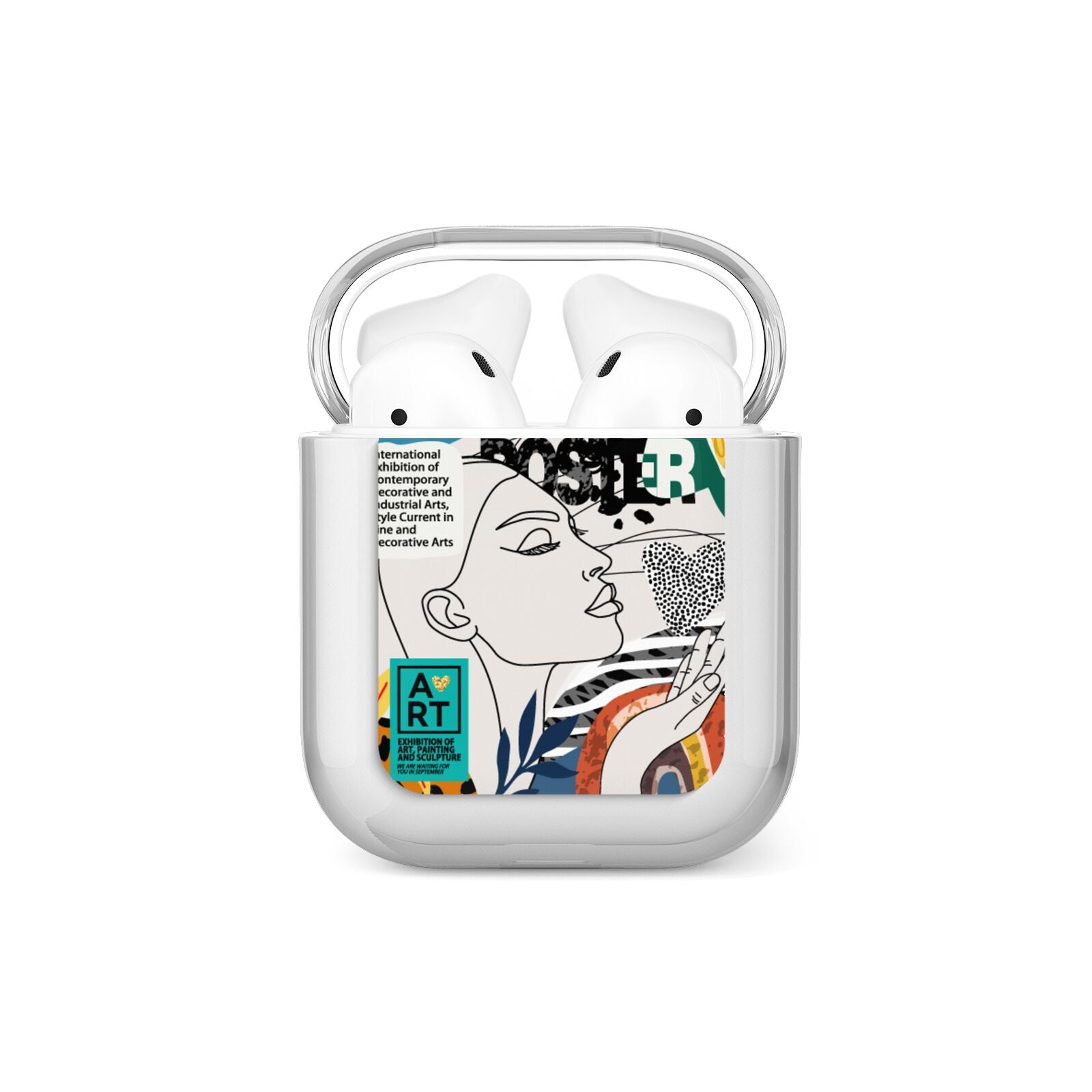 Abstract Art Poster AirPods Case