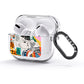 Abstract Art Poster AirPods Glitter Case 3rd Gen Side Image