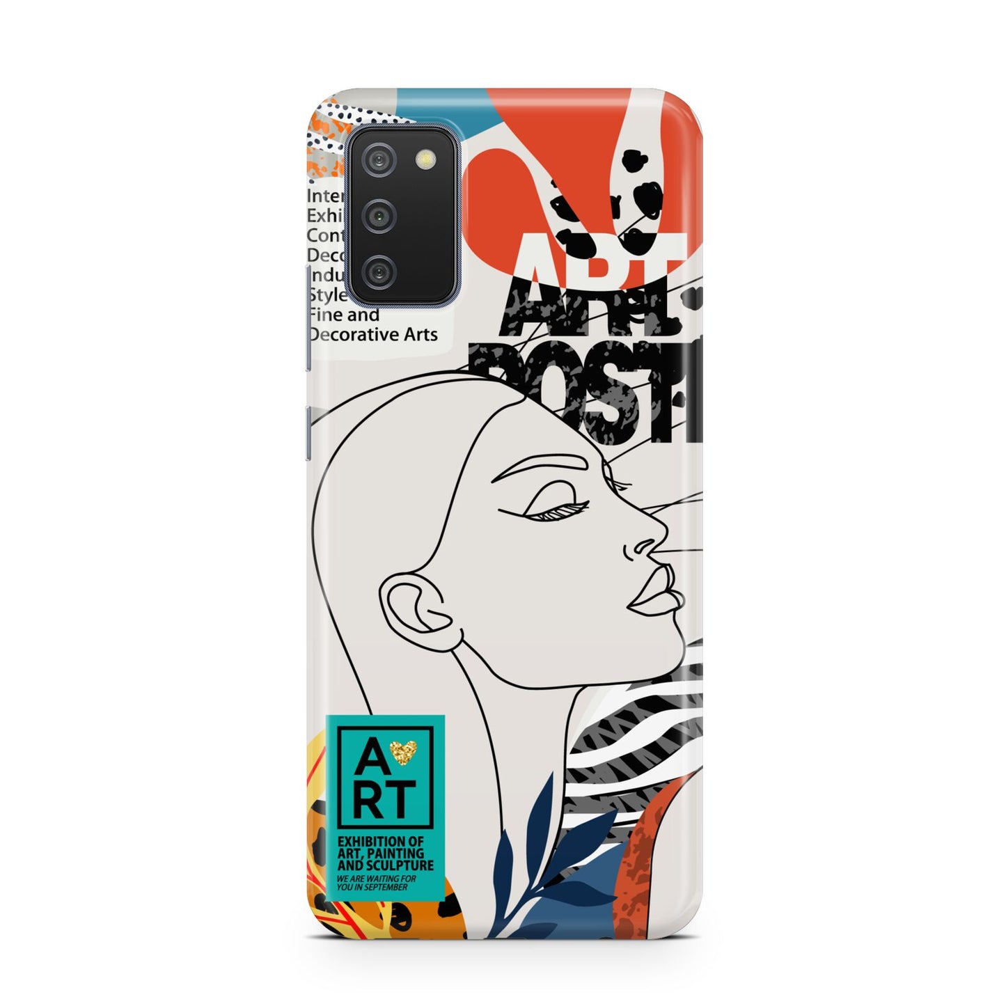 Abstract Art Poster Samsung A02s Case