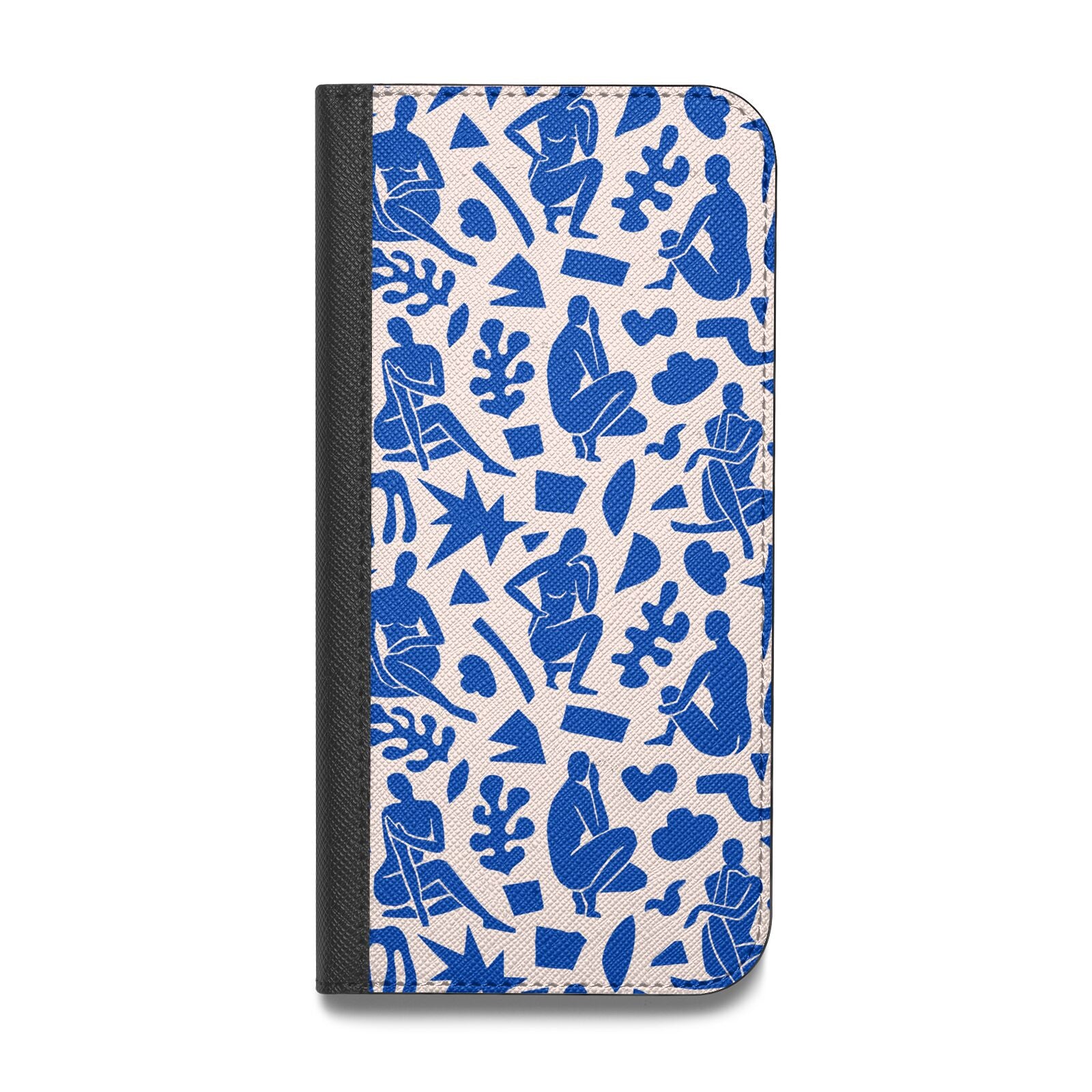 Abstract Art Vegan Leather Flip iPhone Case