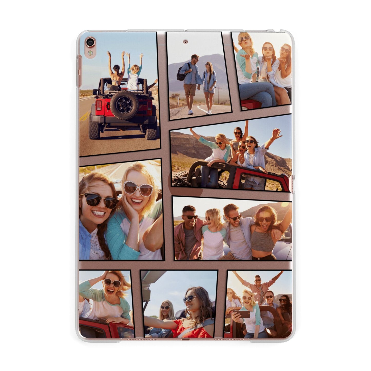 Abstract Comic Strip Photo Apple iPad Rose Gold Case