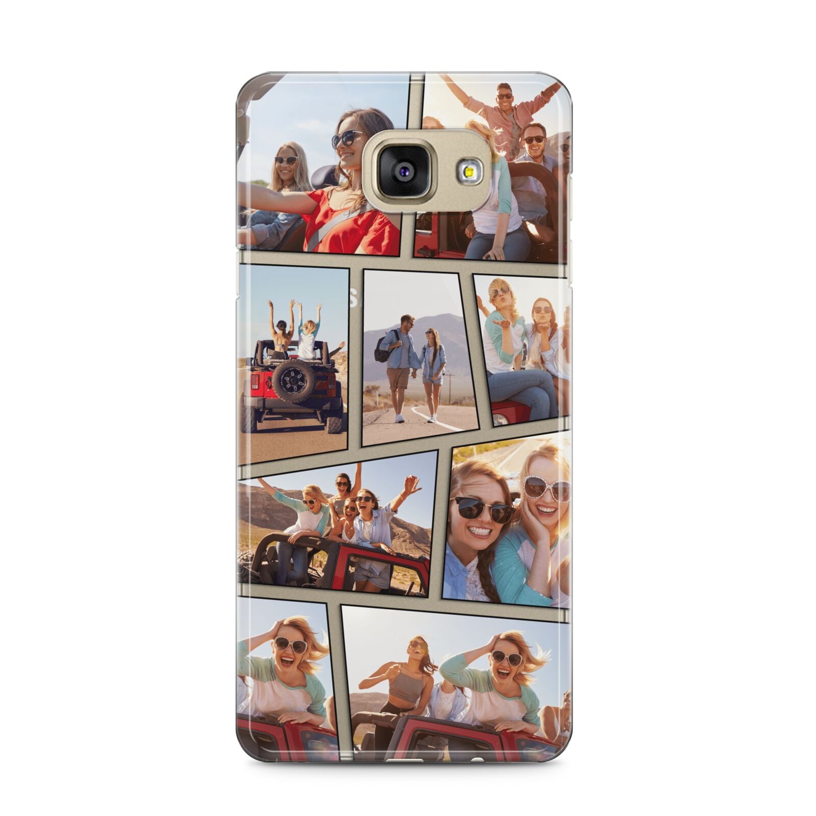 Abstract Comic Strip Photo Samsung Galaxy A5 2016 Case on gold phone