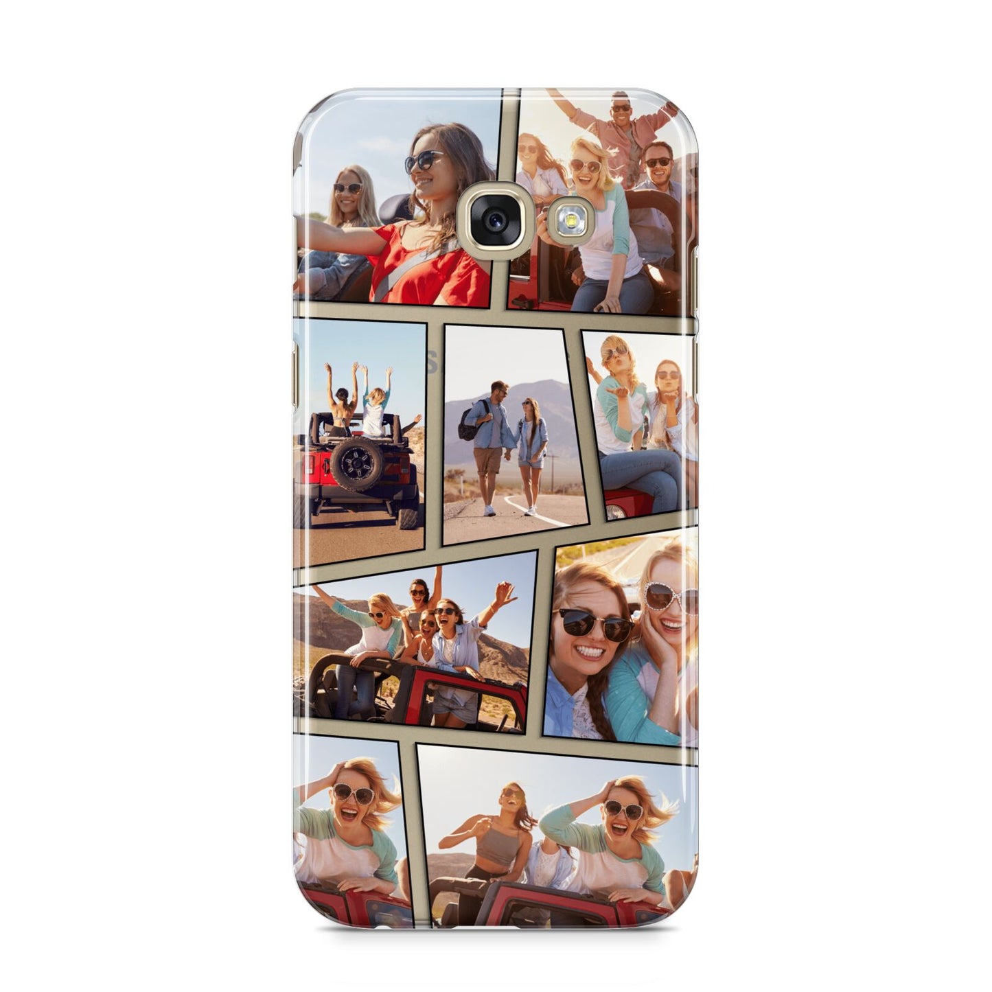 Abstract Comic Strip Photo Samsung Galaxy A5 2017 Case on gold phone