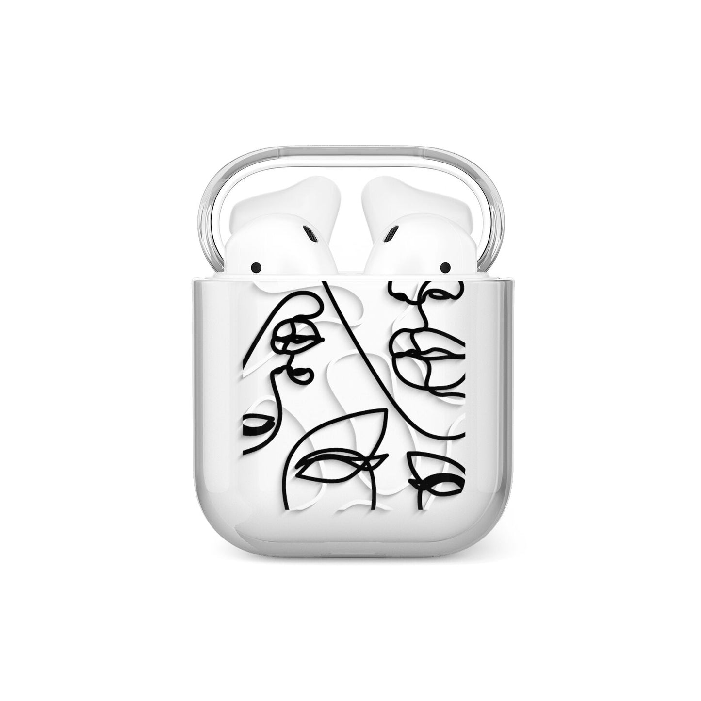 Abstract Face AirPods Case