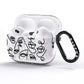 Abstract Face AirPods Pro Glitter Case Side Image