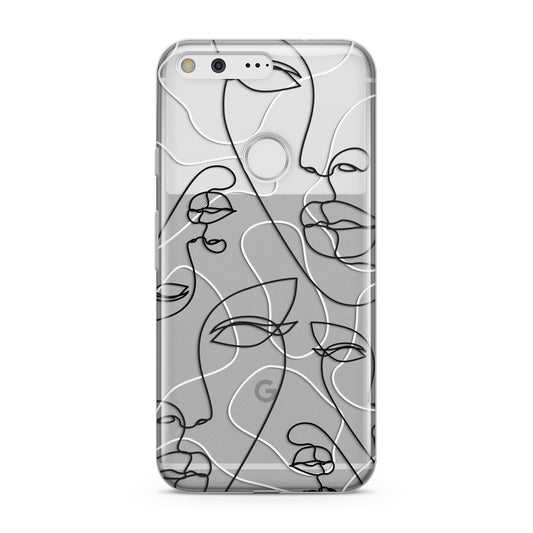 Abstract Face Google Pixel Case