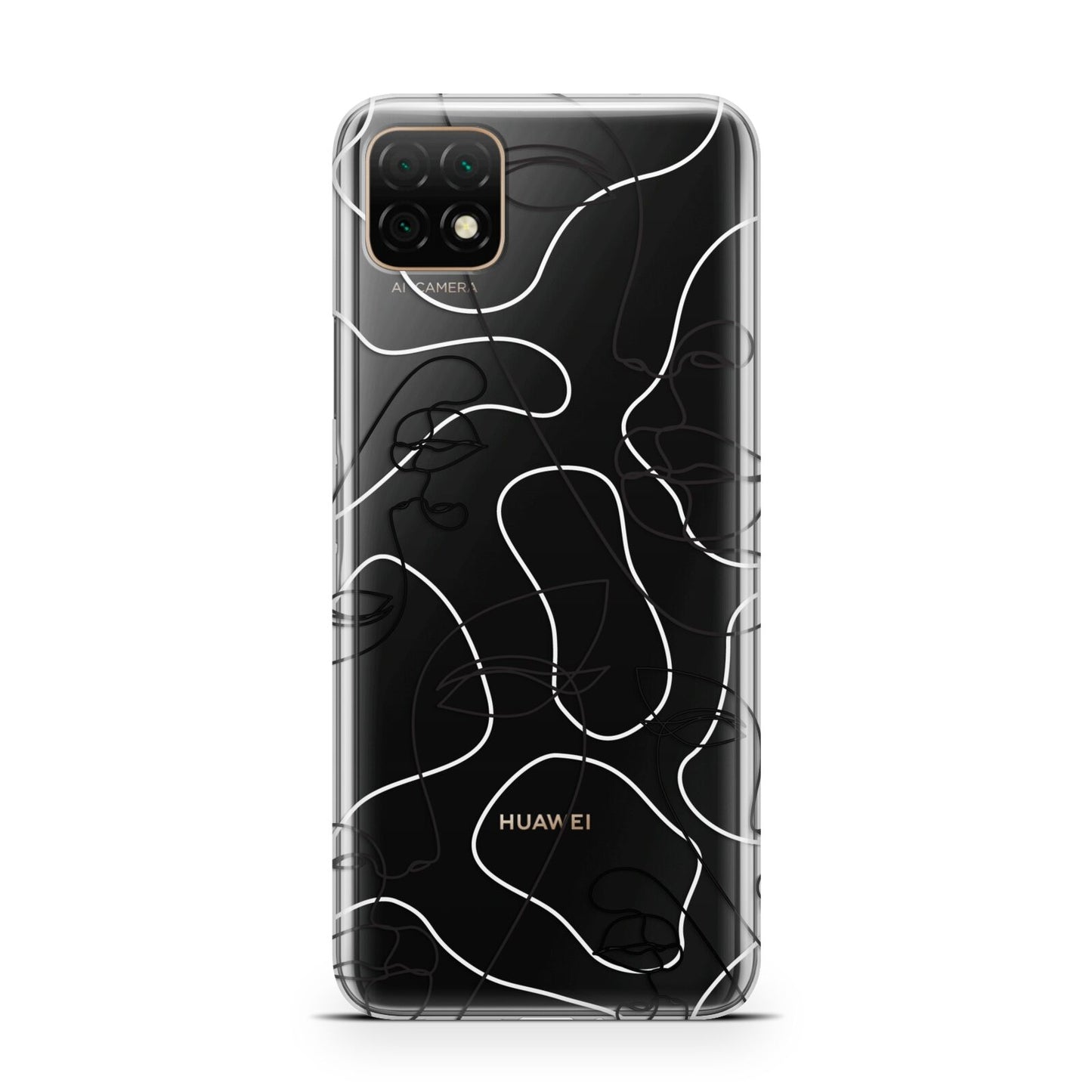 Abstract Face Huawei Enjoy 20 Phone Case