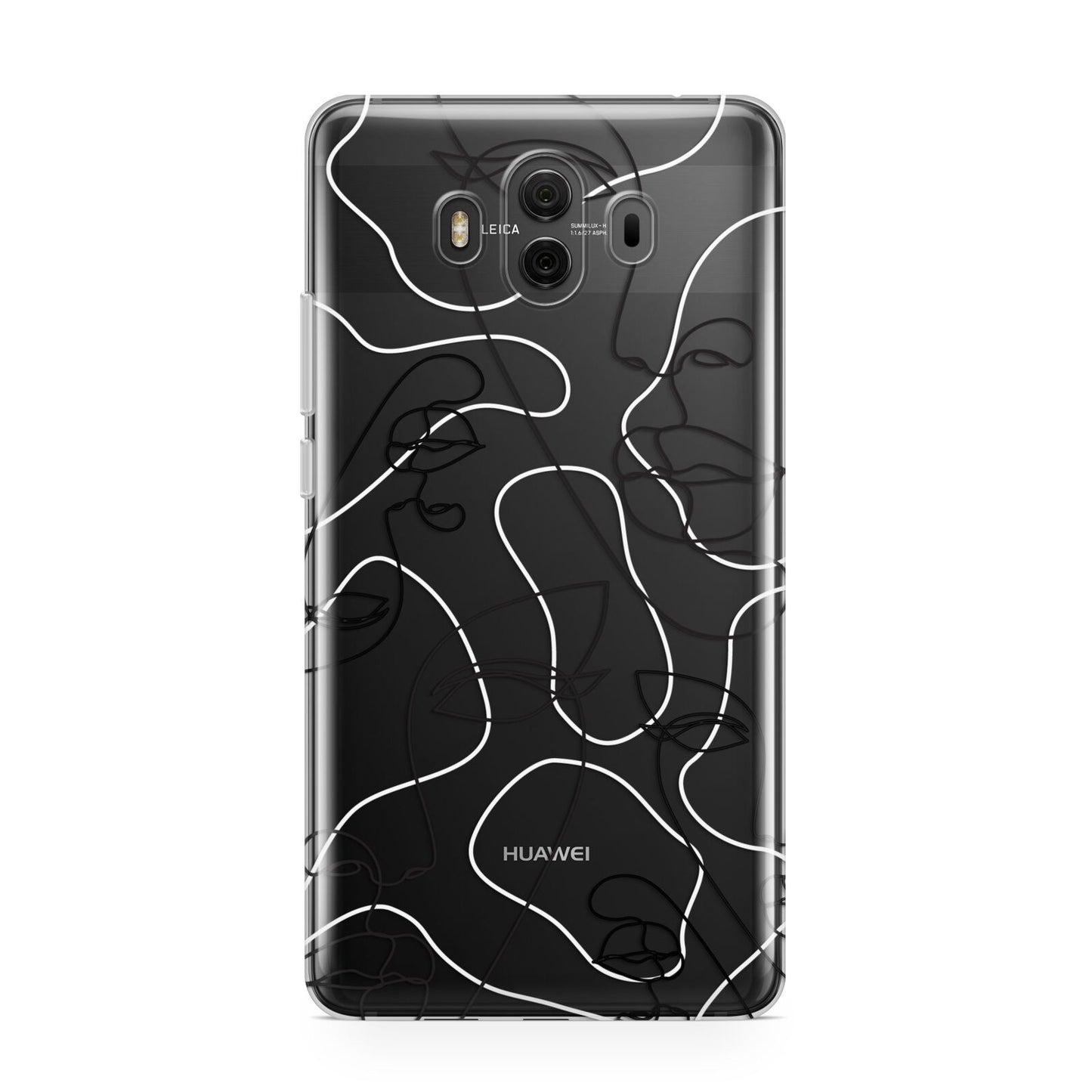 Abstract Face Huawei Mate 10 Protective Phone Case