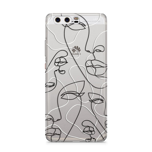 Abstract Face Huawei P10 Phone Case