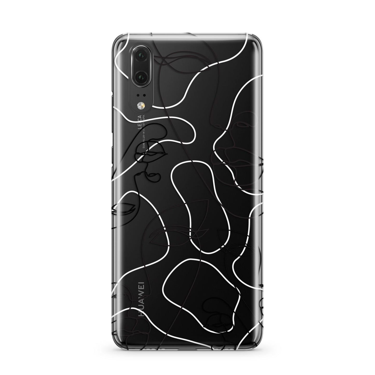 Abstract Face Huawei P20 Phone Case