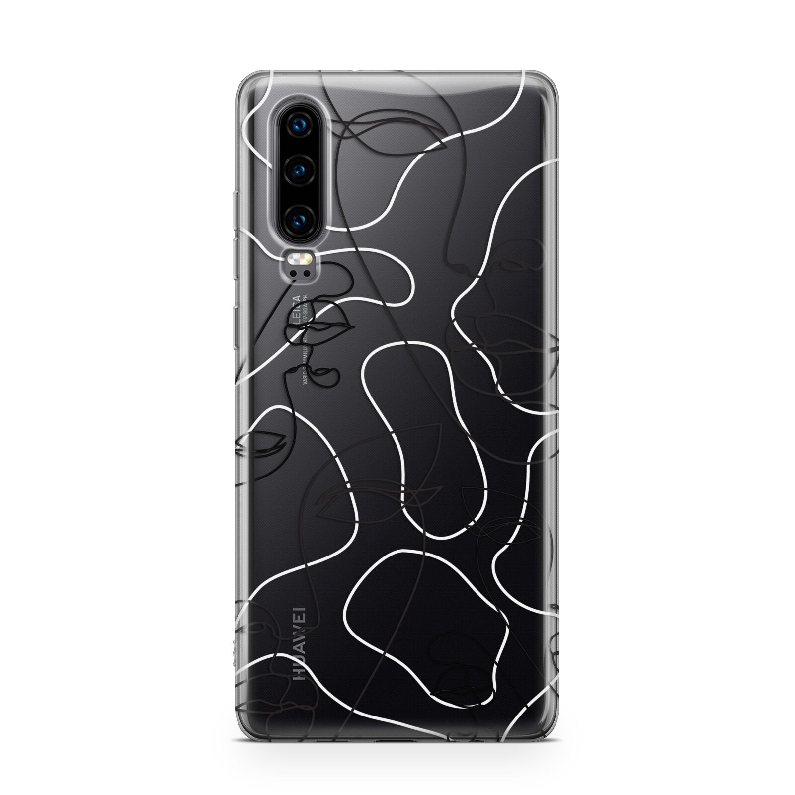 Abstract Face Huawei P30 Phone Case