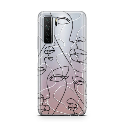 Abstract Face Huawei P40 Lite 5G Phone Case