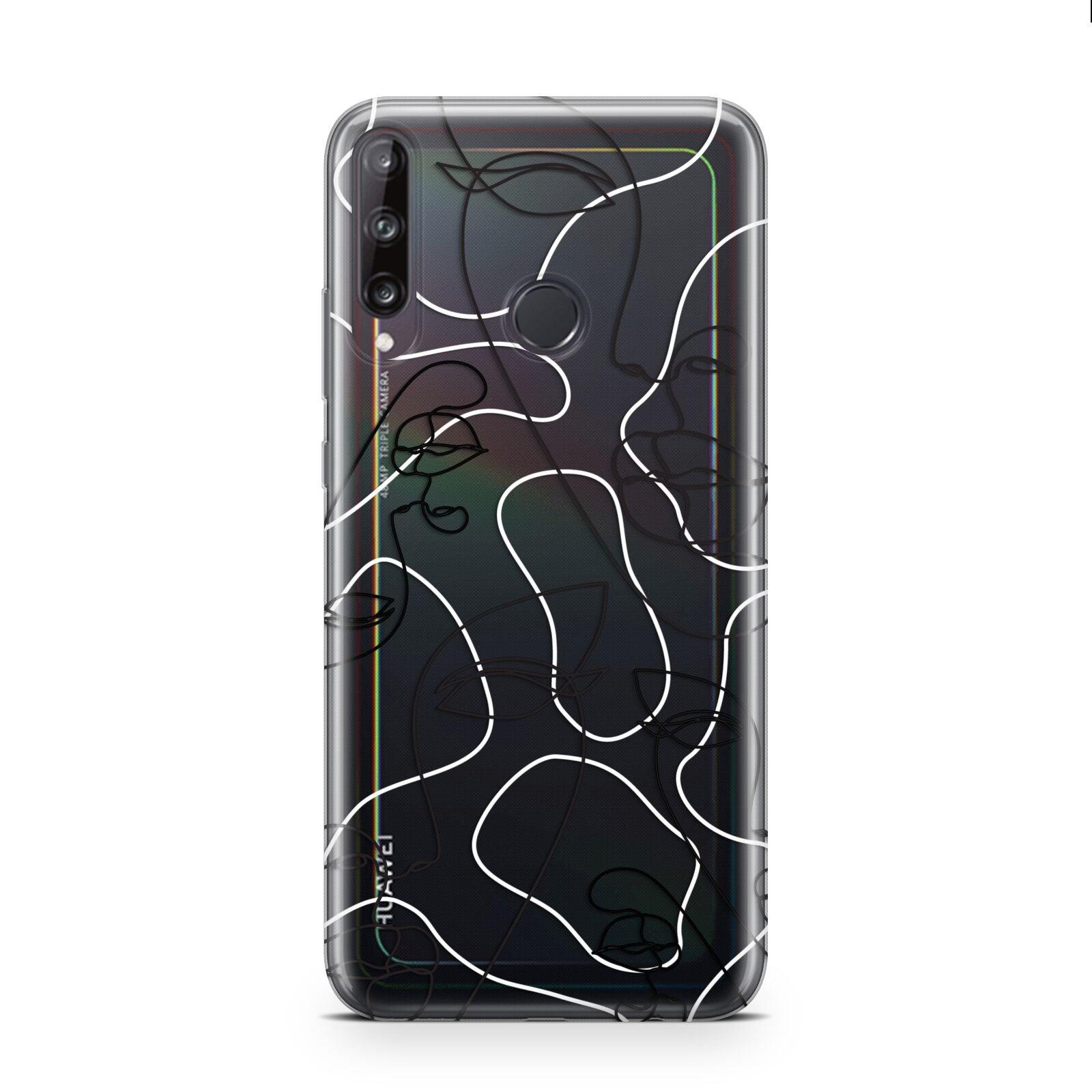 Abstract Face Huawei P40 Lite E Phone Case