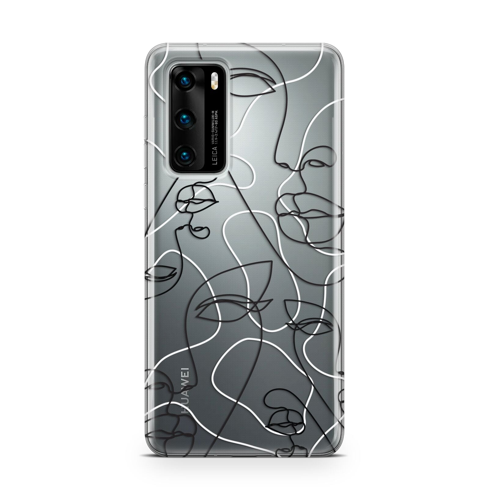 Abstract Face Huawei P40 Phone Case