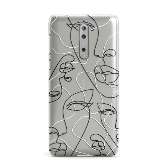 Abstract Face Nokia Case