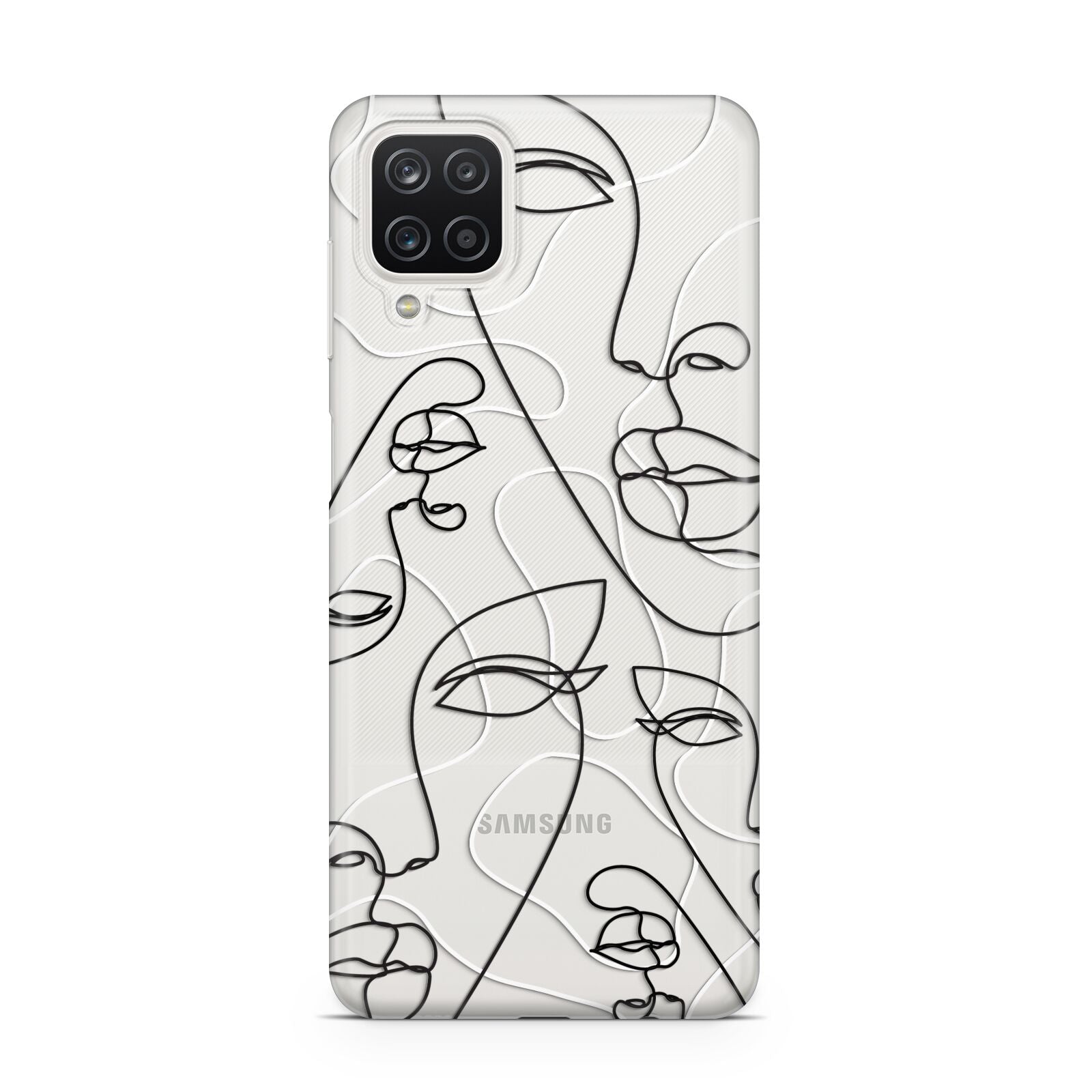 Abstract Face Samsung A12 Case