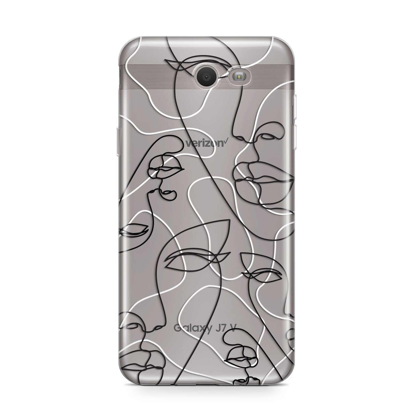 Abstract Face Samsung Galaxy J7 2017 Case