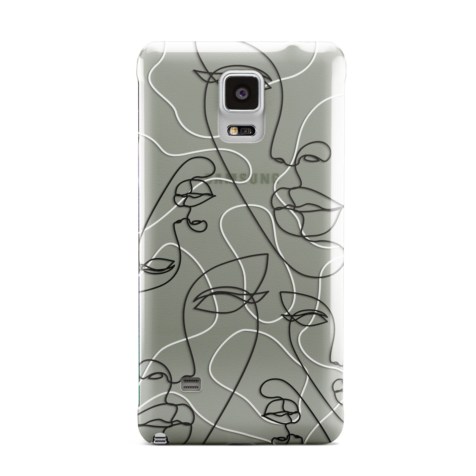 Abstract Face Samsung Galaxy Note 4 Case