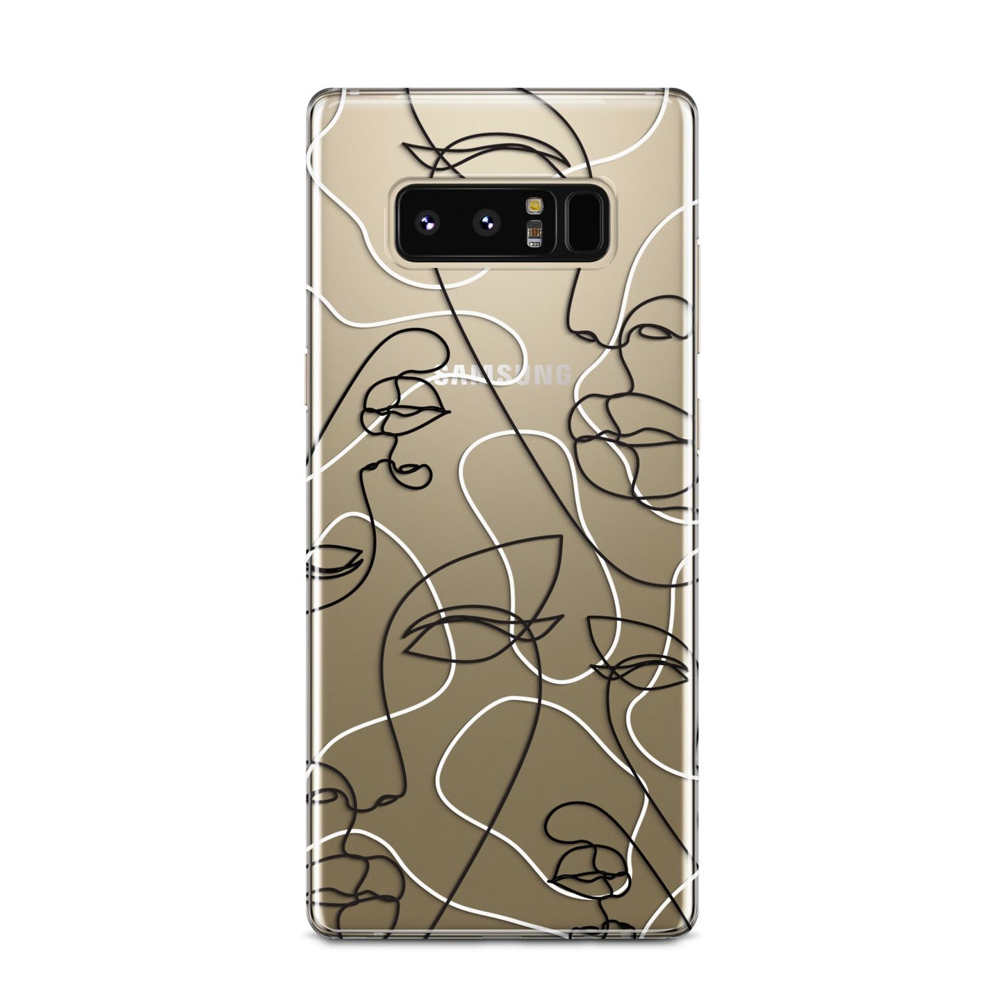 Abstract Face Samsung Galaxy Note 8 Case