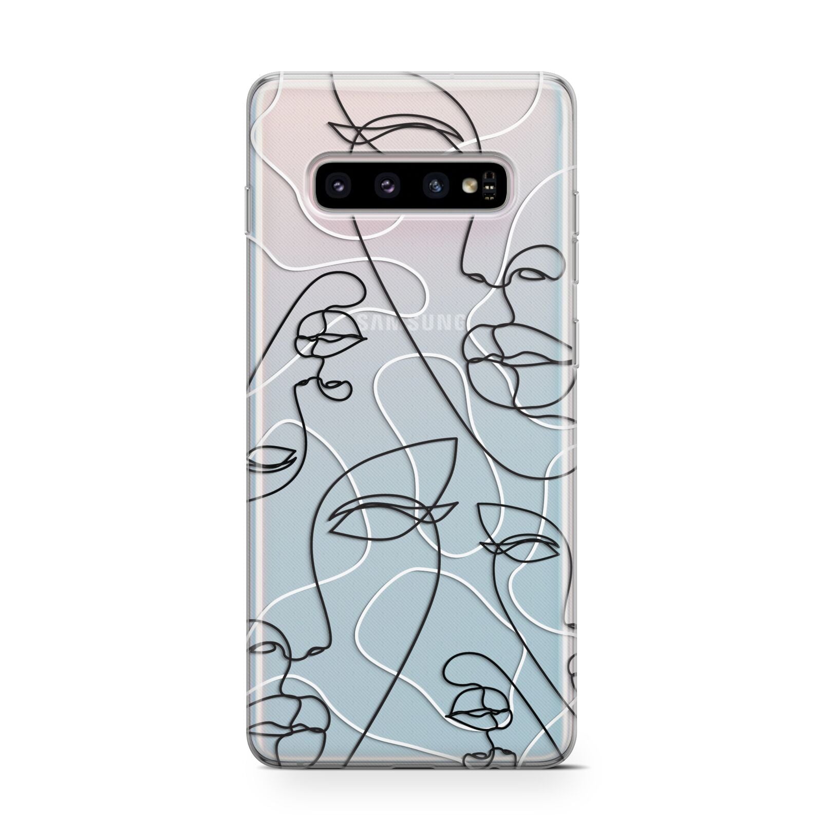 Abstract Face Samsung Galaxy S10 Case
