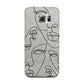 Abstract Face Samsung Galaxy S6 Edge Case