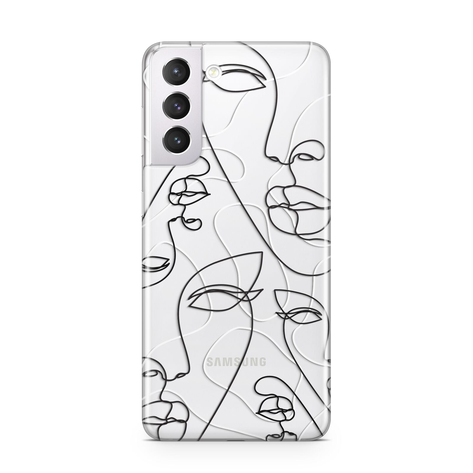 Abstract Face Samsung S21 Case