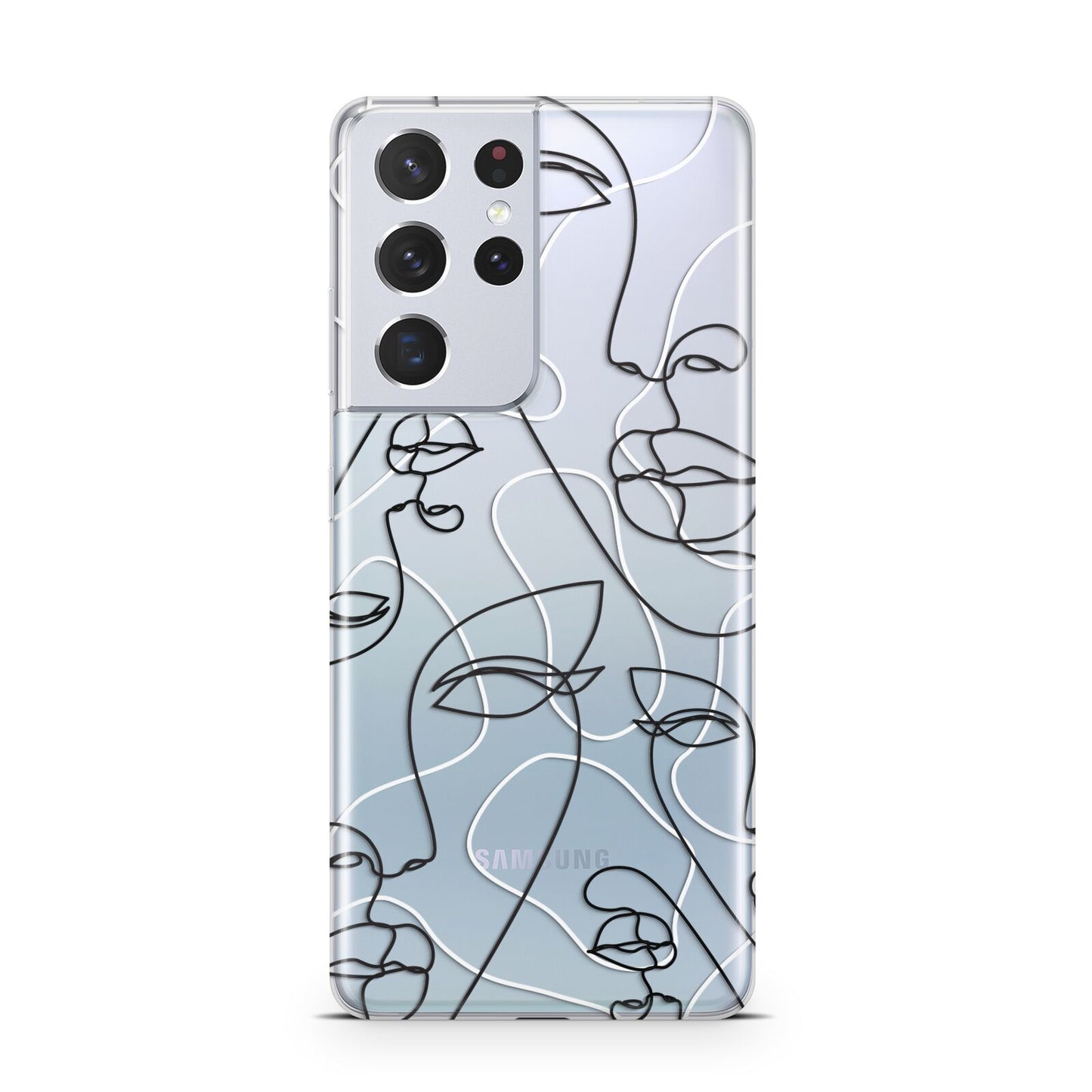 Abstract Face Samsung S21 Ultra Case