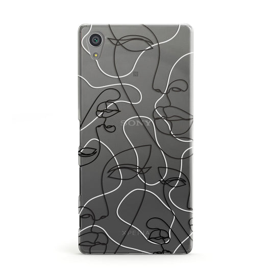 Abstract Face Sony Xperia Case