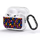 Abstract Floral AirPods Pro Glitter Case Side Image