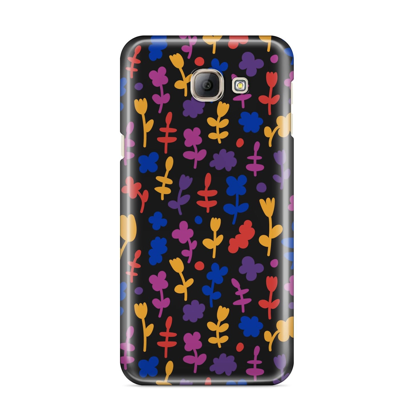 Abstract Floral Samsung Galaxy A8 2016 Case