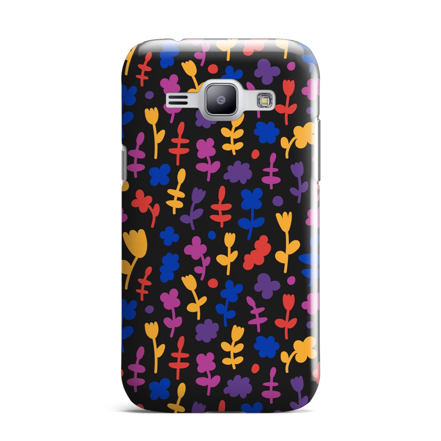 Abstract Floral Samsung Galaxy J1 2015 Case