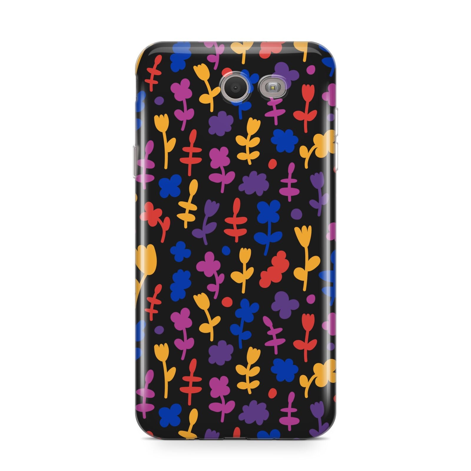 Abstract Floral Samsung Galaxy J7 2017 Case
