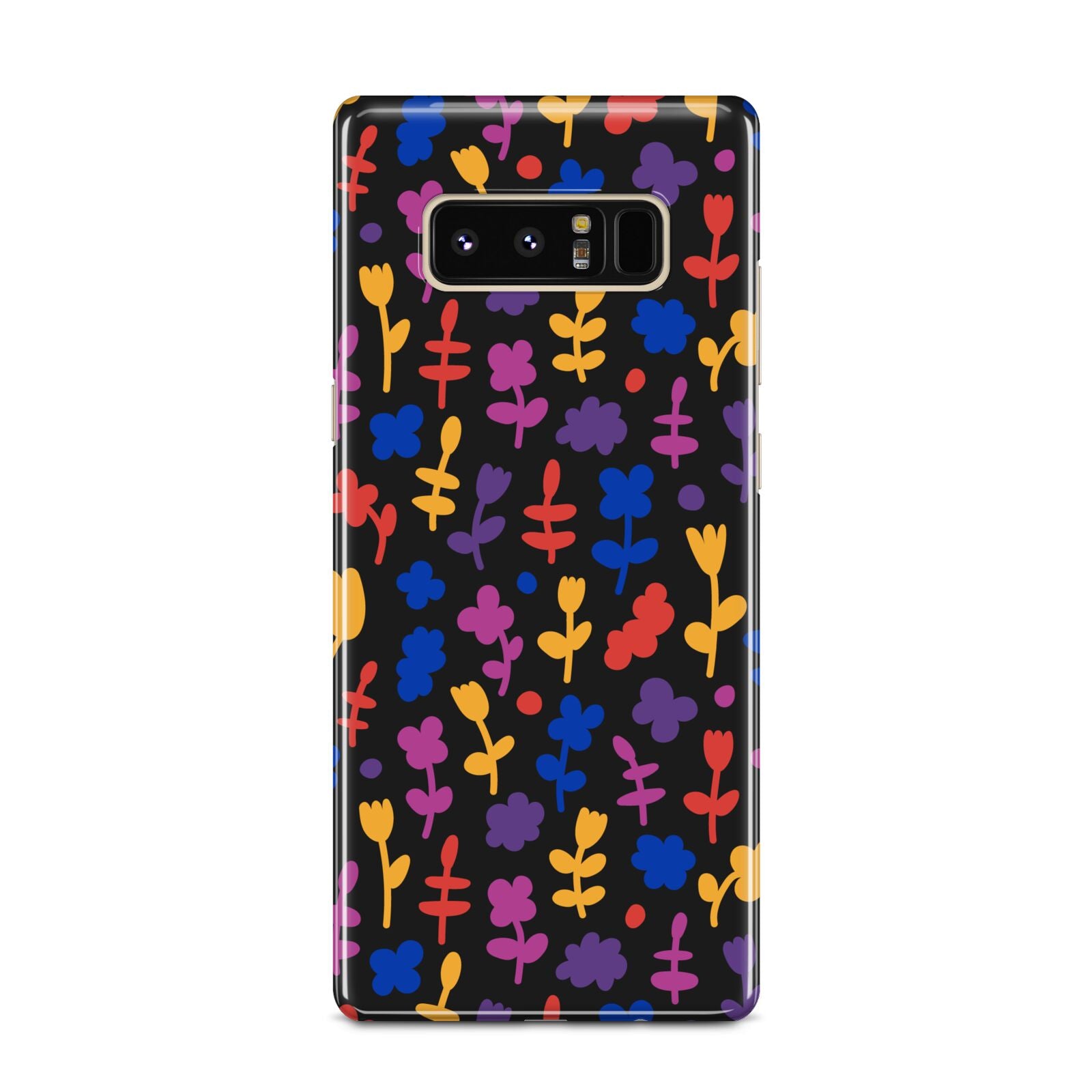 Abstract Floral Samsung Galaxy Note 8 Case