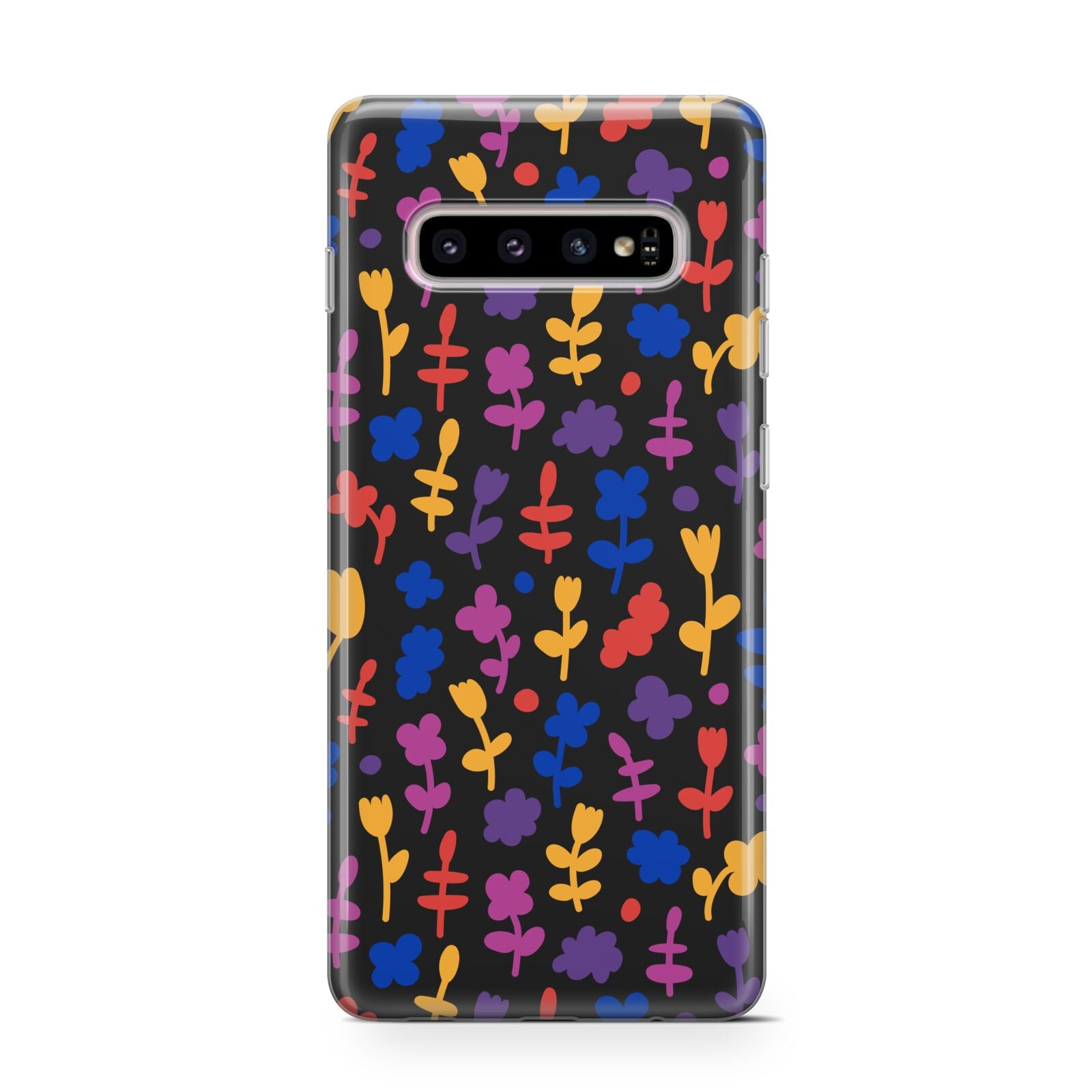 Abstract Floral Samsung Galaxy S10 Case