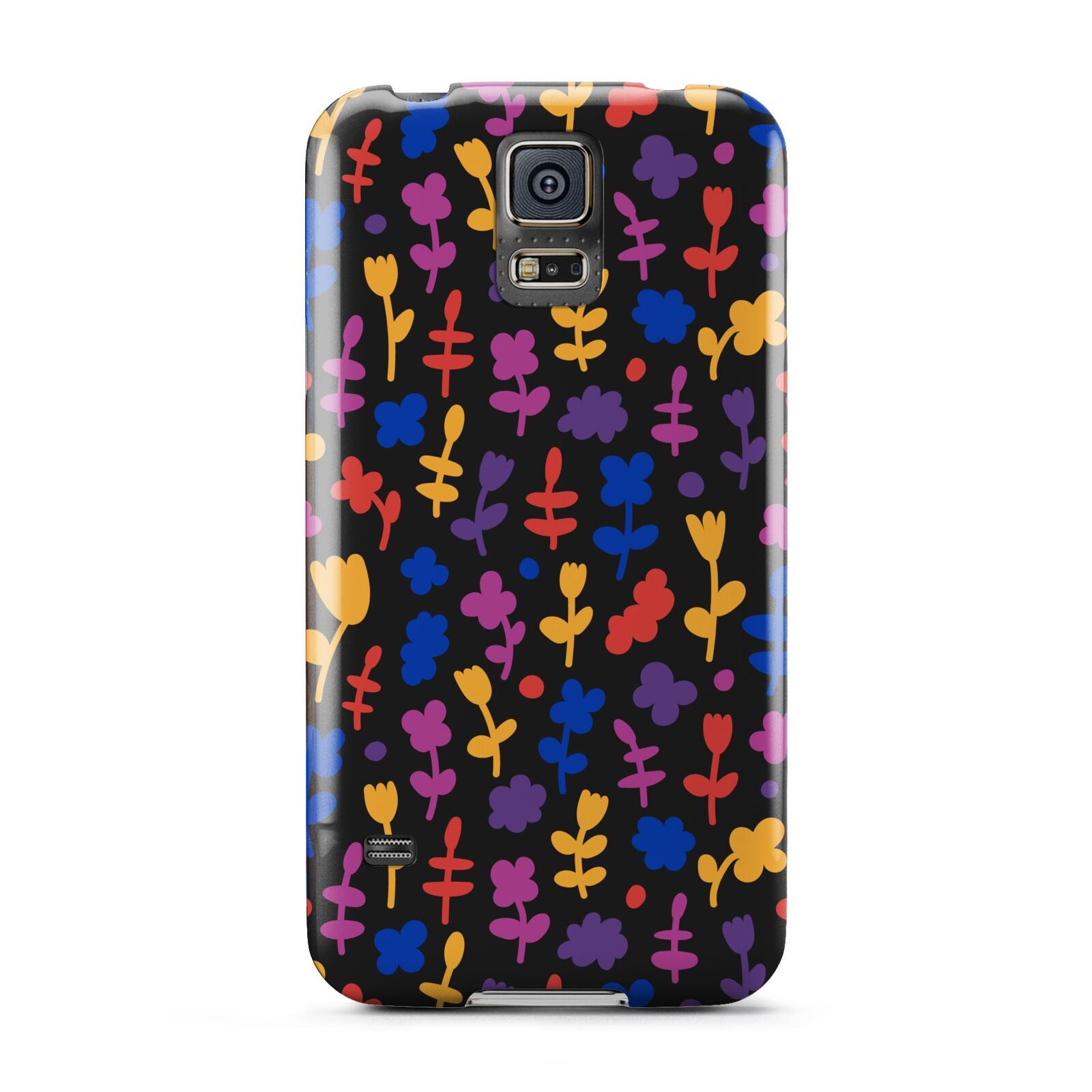 Abstract Floral Samsung Galaxy S5 Case