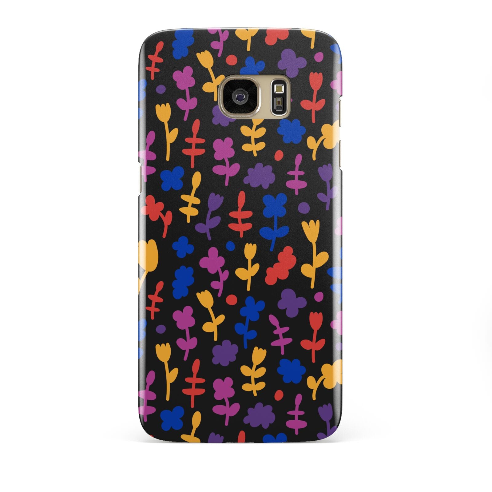Abstract Floral Samsung Galaxy S7 Edge Case