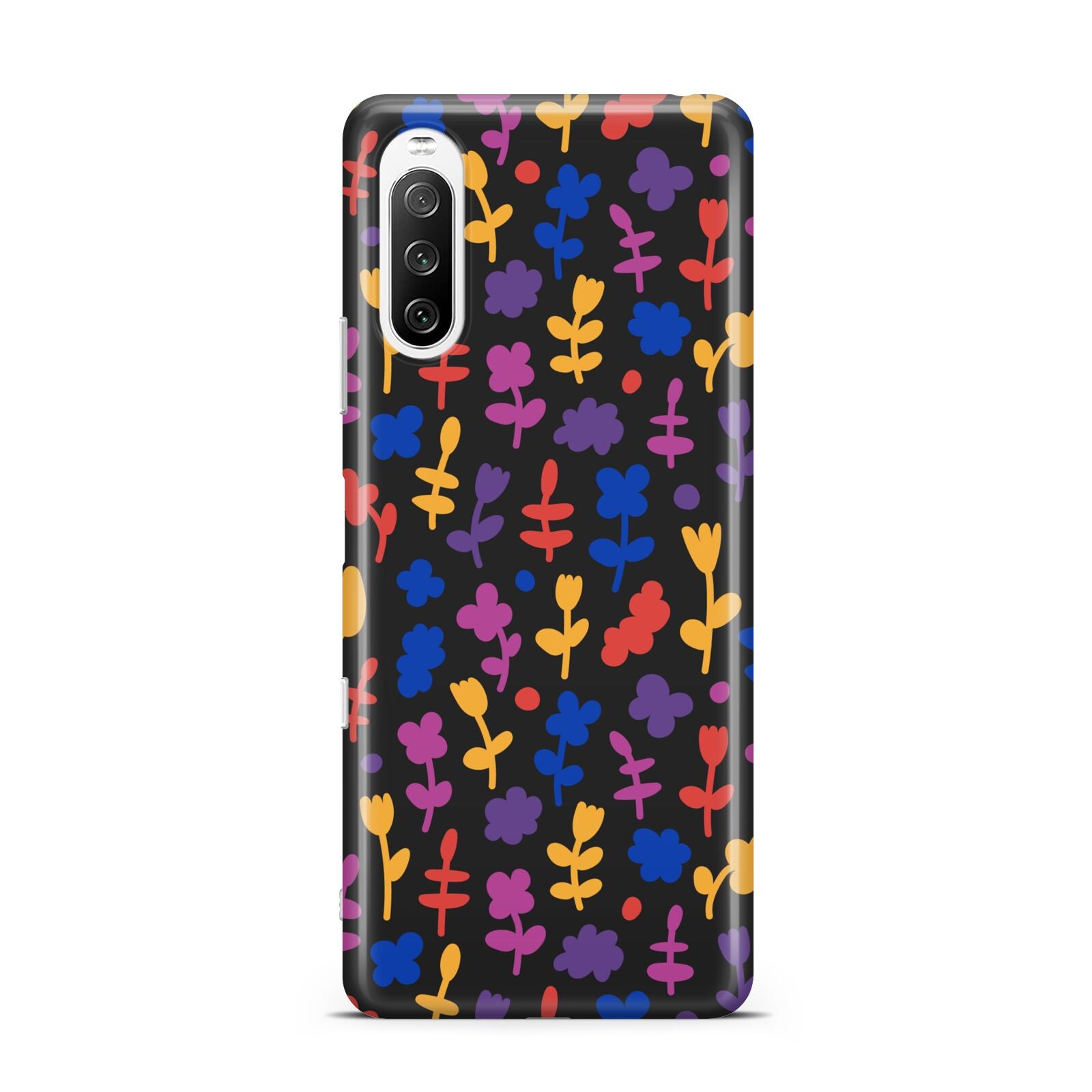 Abstract Floral Sony Xperia 10 III Case