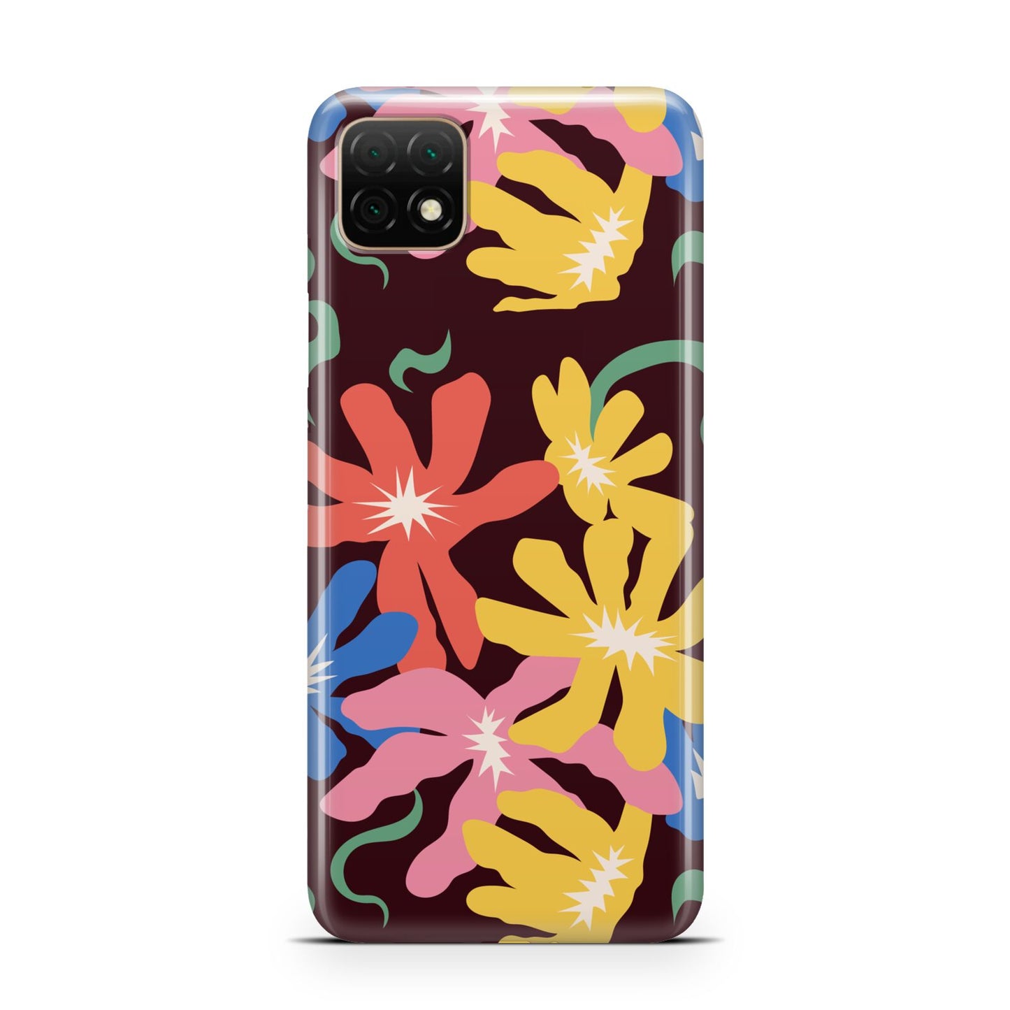 Abstract Flowers Huawei Enjoy 20 Phone Case