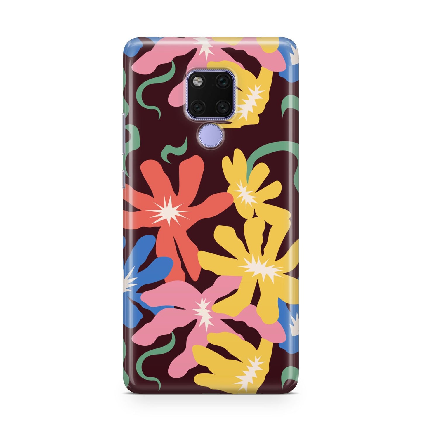 Abstract Flowers Huawei Mate 20X Phone Case